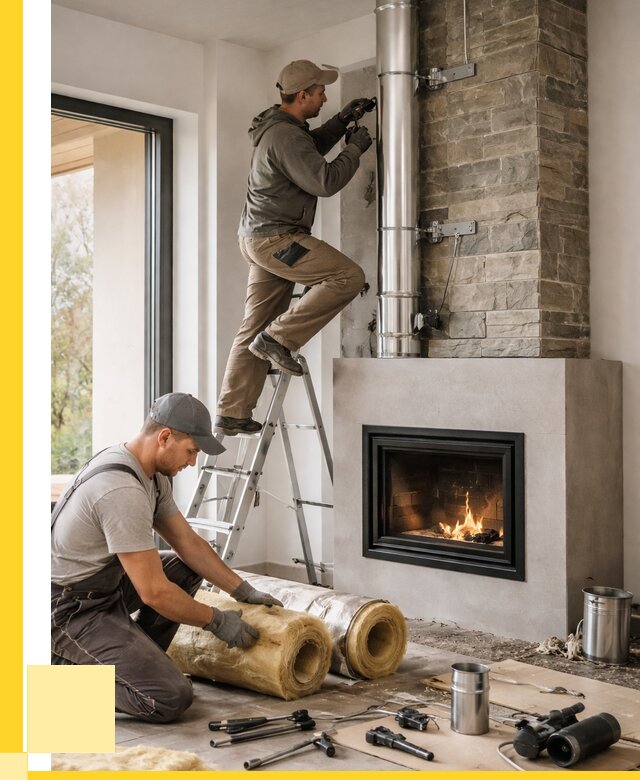 Монтаж дымоходов для каминов в Скопине от 15632 р. ЭриданСкп