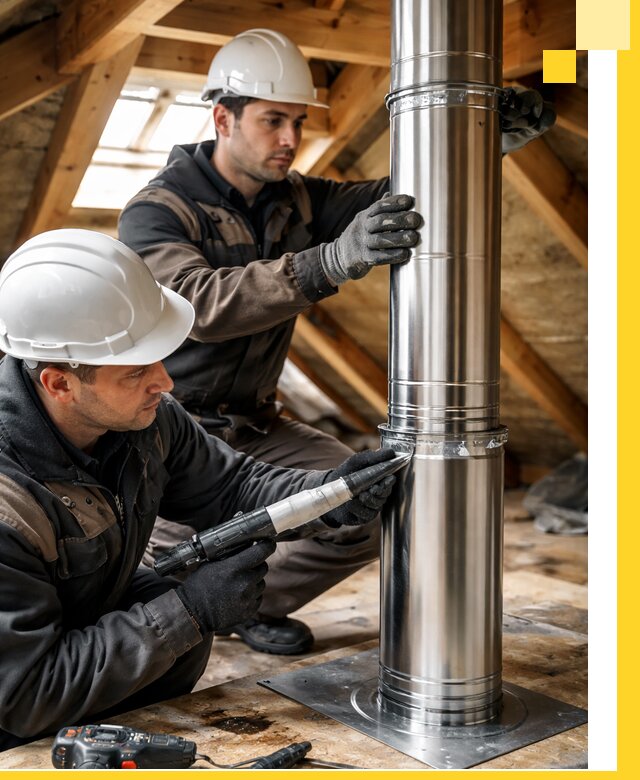 Монтаж дымоходов для каминов в Скопине с гарантией качества