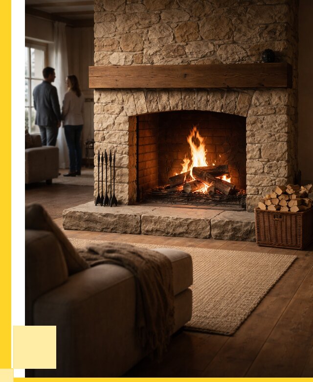 Открытые камины под ключ в Скопине от 156315 р. ЭриданСкп