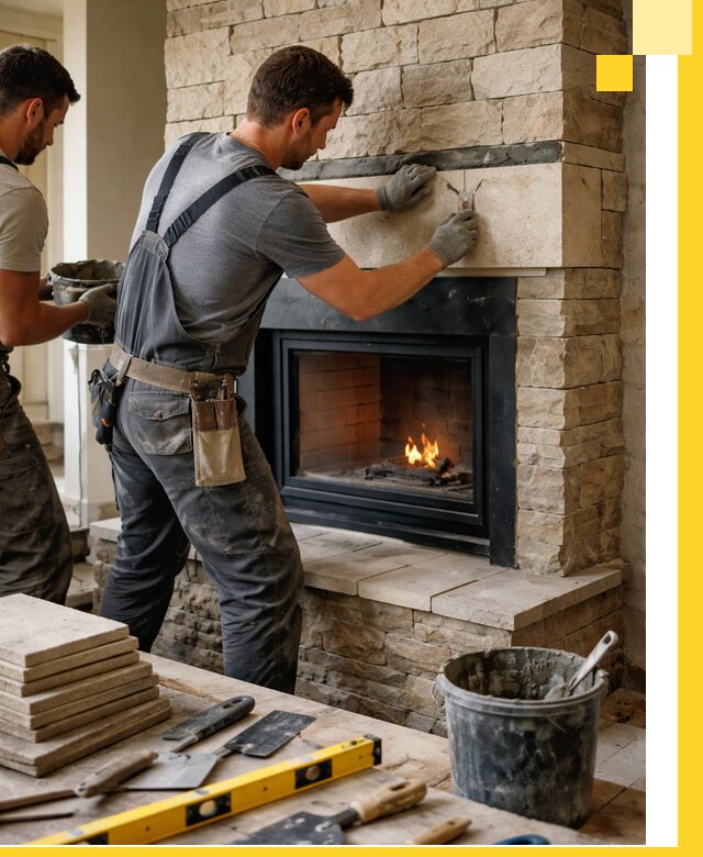 Проектирование и установка открытых каминов в Скопине