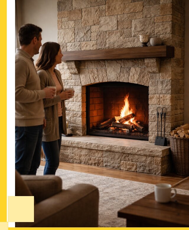 Каменные камины на заказ в Скопине от 187578 р. | ЭриданСкп