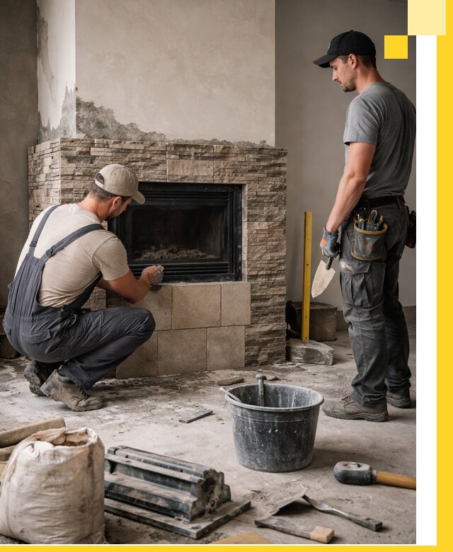 Камины под ключ в Скопине: проект, изготовление и монтаж