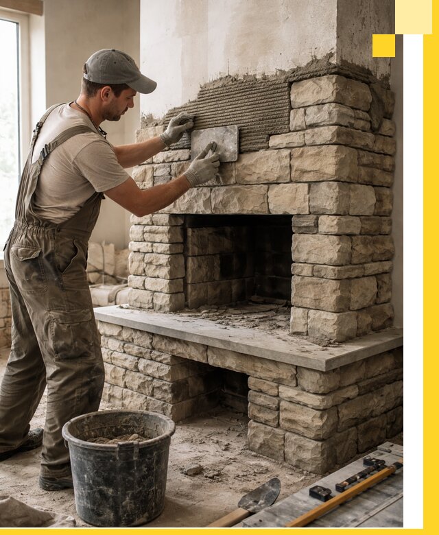 Строительство каминов под ключ в Скопине от проектирования до монтажа