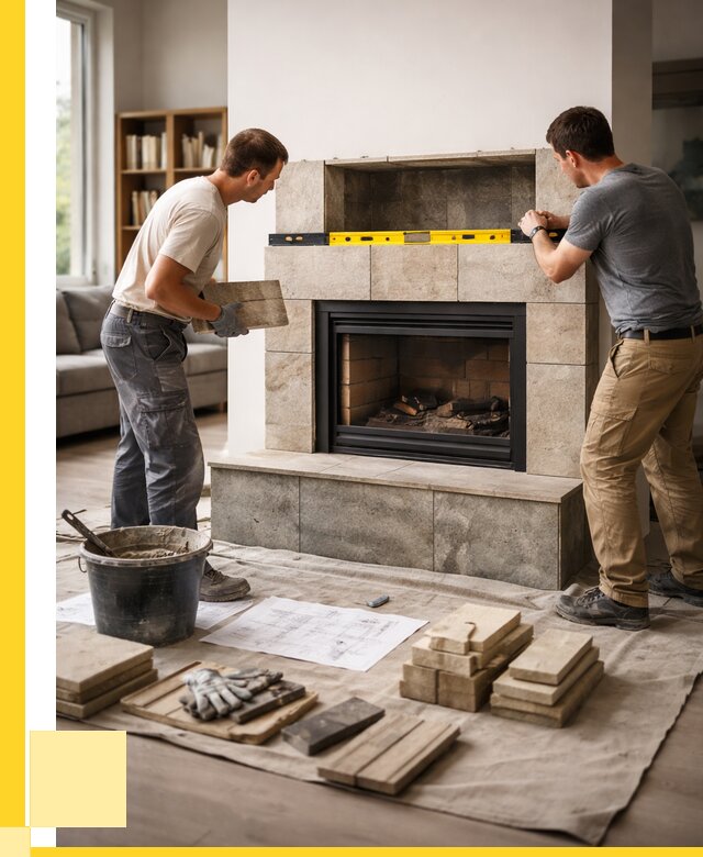 Монтаж каминов и установка в Скопине от 46895 р. | ЭриданСкп