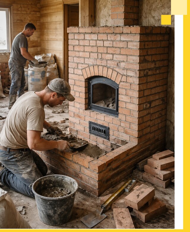 Профессиональное строительство печей в Скопине под ключ