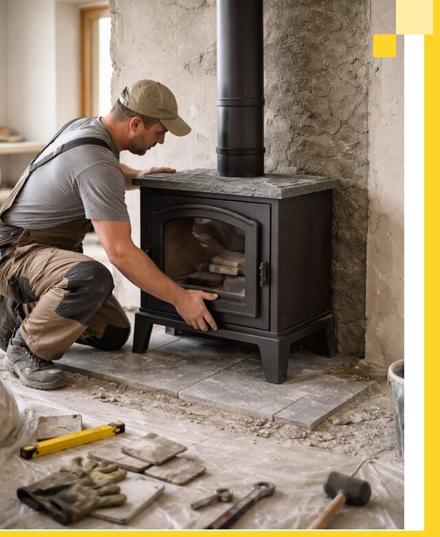 Профессиональный монтаж печей и каминов в Скопине под ключ