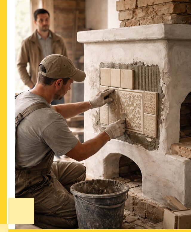 Отделка печей и банных печей в Скопине от 36474 р. | ЭриданСкп