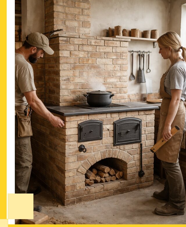 Варочно отопительные печи в Скопине от 93789 р. | ЭриданСкп