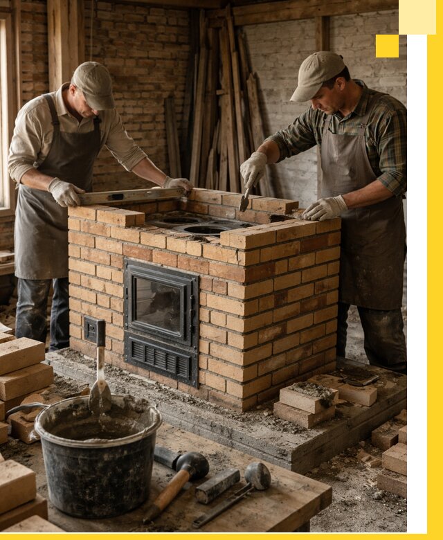 Изготовление и установка варочных печей под ключ в Скопине