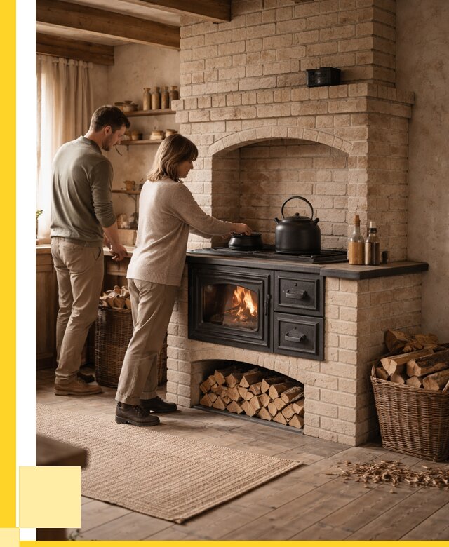 Печи с плитой в Скопине от 46895 р. | ЭриданСкп — кирпичная печь