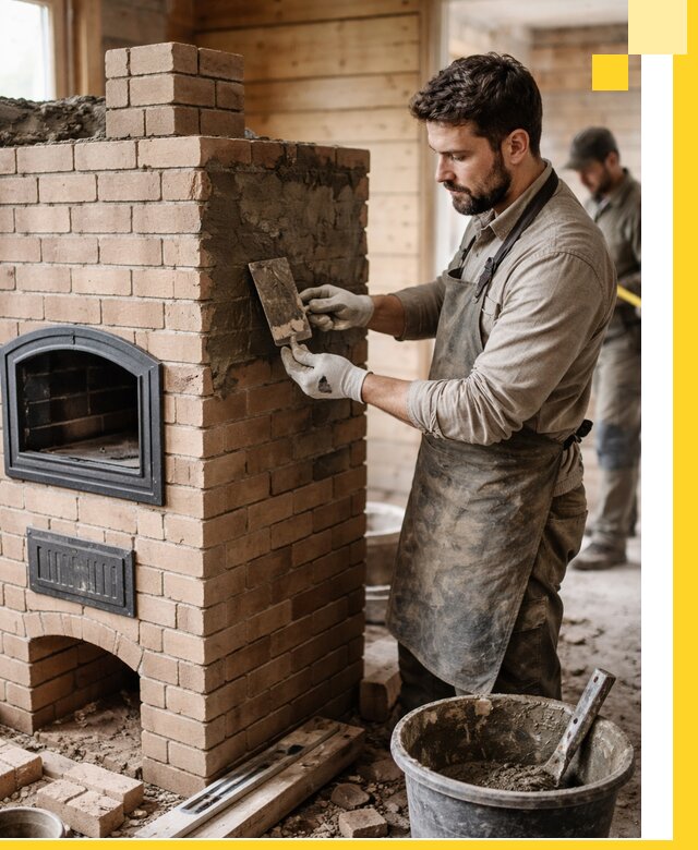 Изготовление и установка печей-шведок под ключ в Скопине