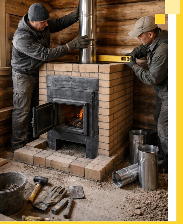 Проектирование, изготовление и установка банных печей в Скопине