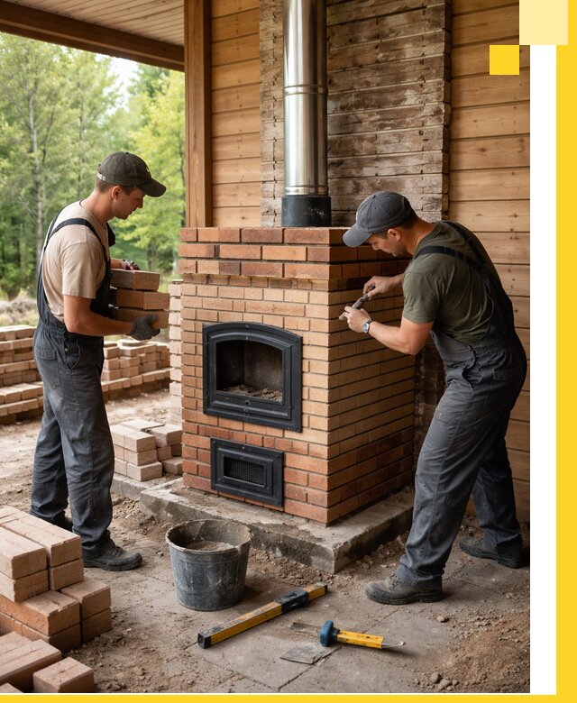 Производство и установка дачных печей под ключ в Скопине