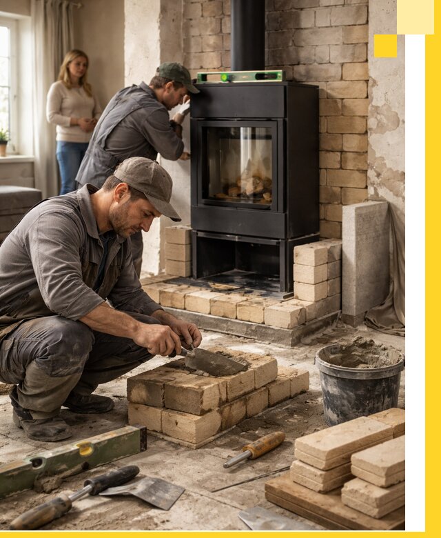 Печи и камины под ключ: проект, установка в Скопине