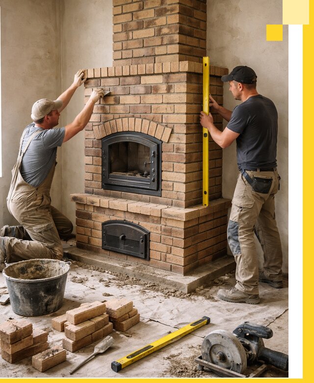 Продажа и установка печей и каминов для дома под ключ в Скопине