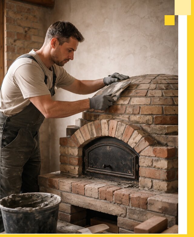 Изготовление и монтаж помпейских печей на заказ в Скопине