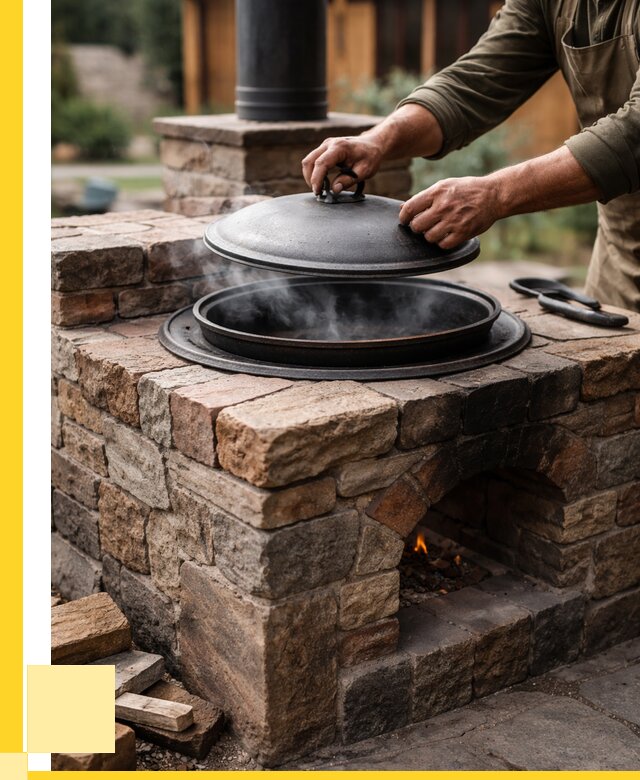 Печи для казана в Скопине по цене от 18758 р. | ЭриданСкп