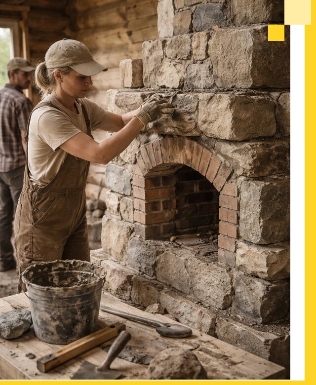 Каменные печи на заказ и монтаж в Скопине, долговечные решения