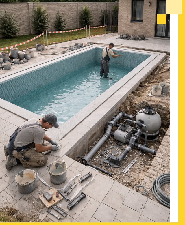 Строительство бассейнов под ключ в Скопине: проекты и монтаж