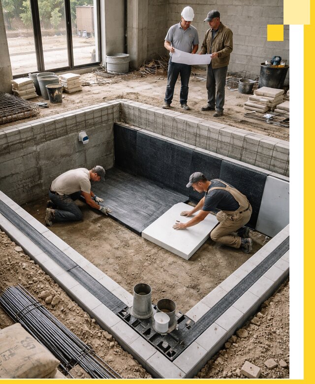 Проекты частных и общественных бассейнов под ключ в Скопине