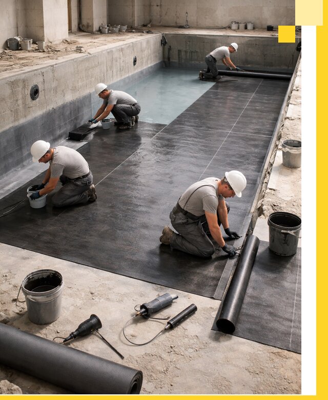 Профессиональная гидроизоляция бассейнов и чаш в Скопине под ключ