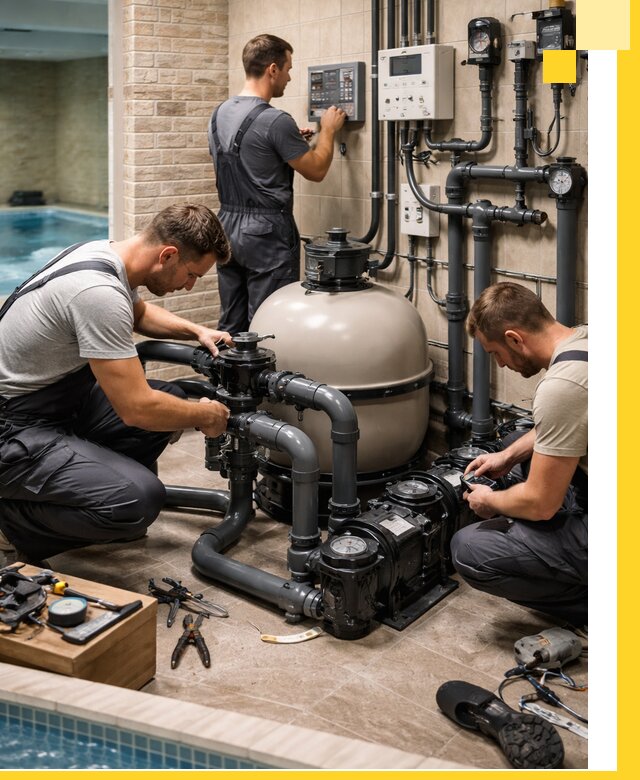 Комплексное оборудование для бассейнов под ключ в Скопине