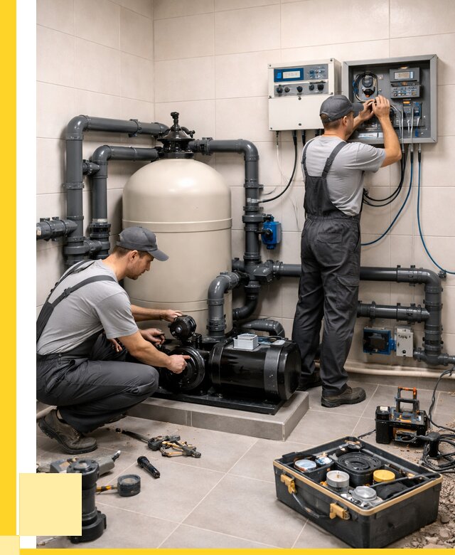 Монтаж оборудования для бассейнов в Скопине от 41684 р. | ЭриданСкп