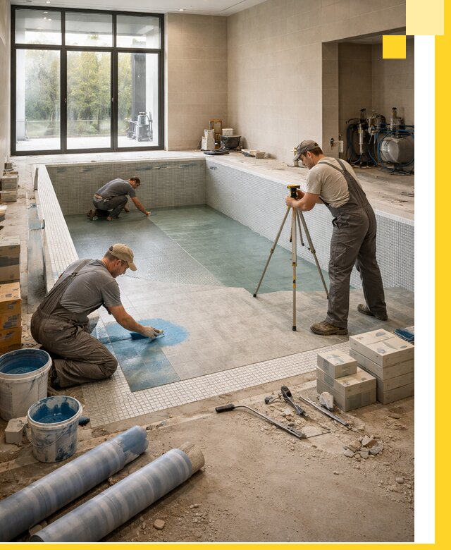 Проект и строительство закрытых бассейнов в Скопине под ключ