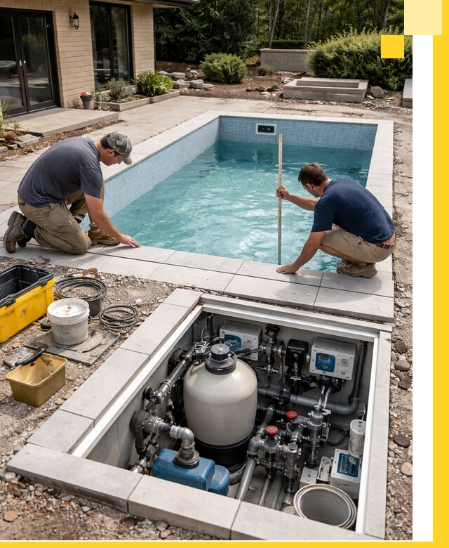 Строительство качественных домашних бассейнов под ключ в Скопине