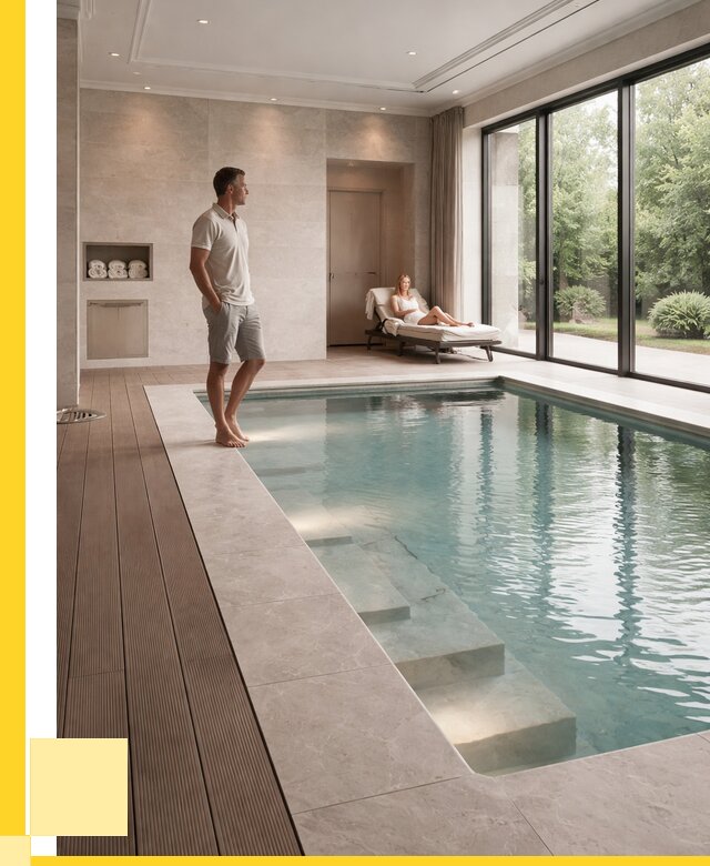 Бассейны в коттедже под ключ в Скопине от 1250520 р. | ЭриданСкп