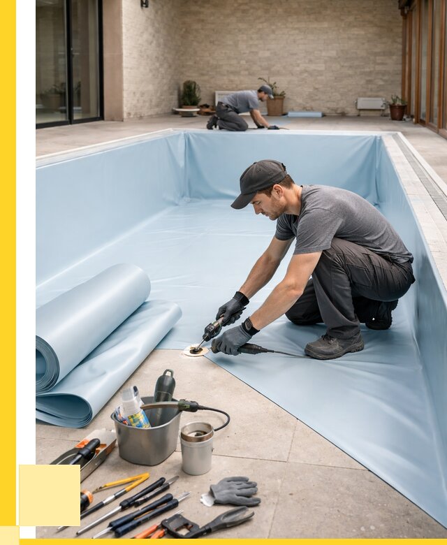 Пленка ПВХ для бассейнов в Скопине от 2605 р. | ЭриданСкп