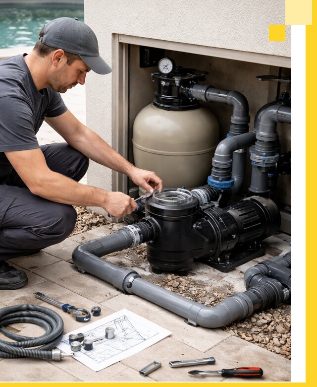 Поставка, монтаж и сервис насосов для бассейнов в Скопине