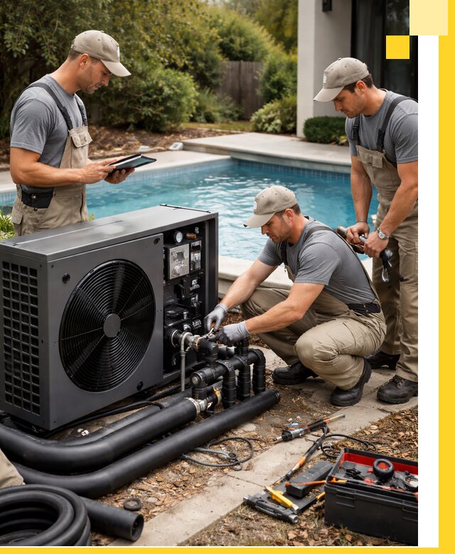 Проектирование и установка тепловых насосов для бассейнов в Скопине