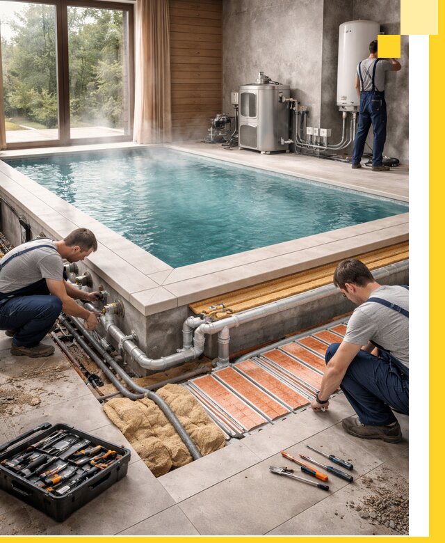 Проектирование и строительство тёплых бассейнов в Скопине