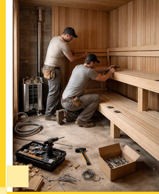 Монтаж саун под ключ в Скопине от 125052 р. | ЭриданСкп
