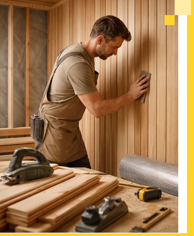 Профессиональная отделка саун и парных под ключ в Скопине