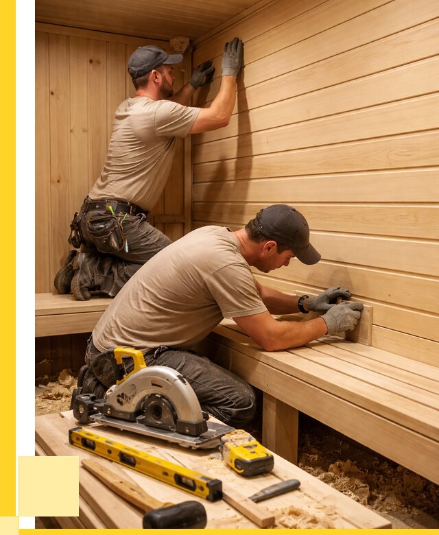 Обшивка саун вагонкой в Скопине от 2605 р. | ЭриданСкп