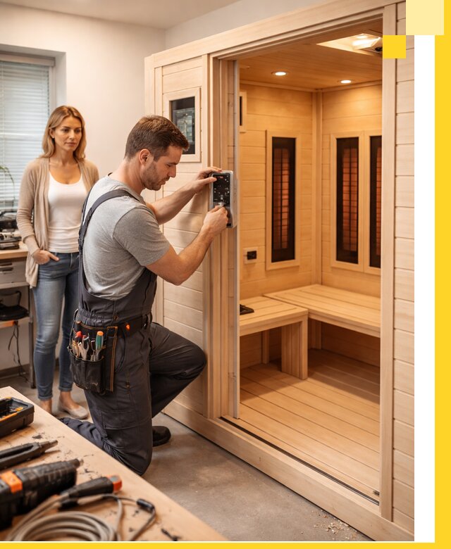 Инфракрасные сауны под ключ в Скопине продажа и установка