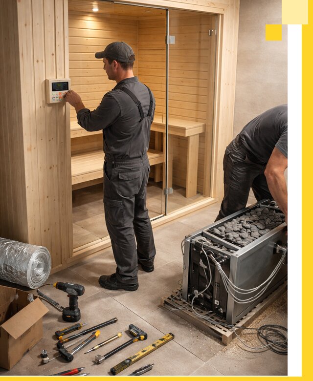 Поставка, установка и монтаж электрических саун в Скопине