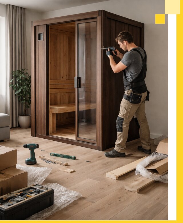 Установка и производство мини саун под ключ в Скопине