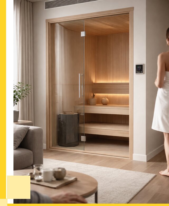 Сауна в квартире под ключ в Скопине от 125052 р. ЭриданСкп