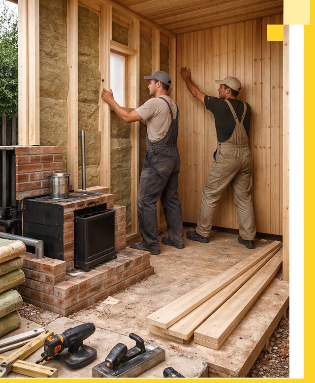 Строительство и установка дачных саун под ключ в Скопине