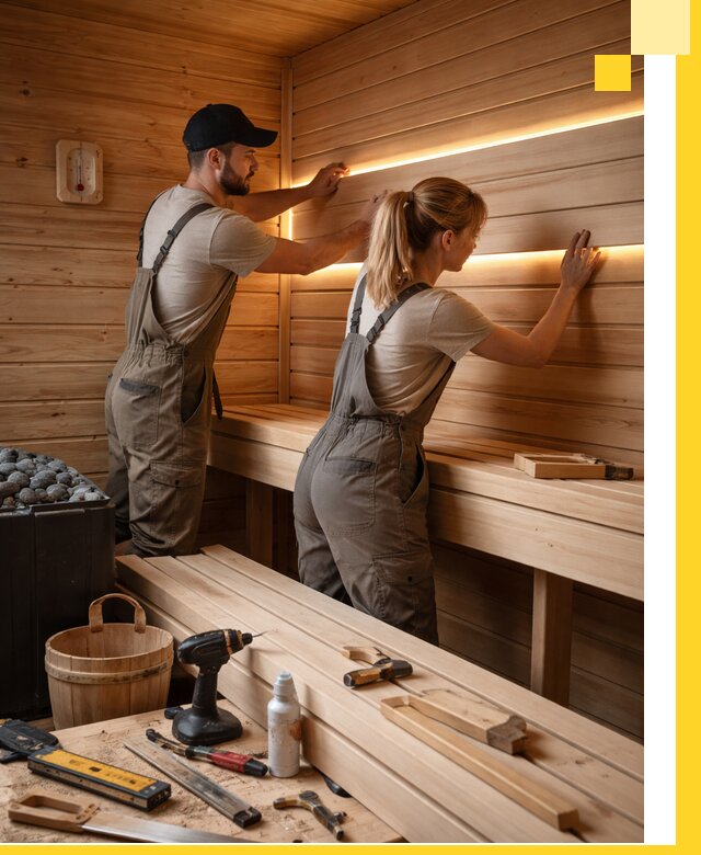 Дизайн саун и бань под ключ с индивидуальным проектом в Скопине