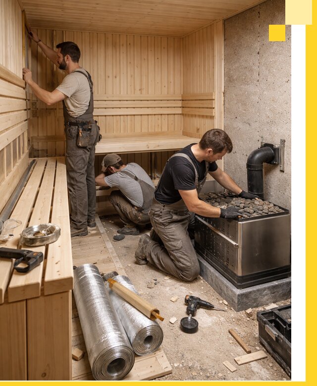 Индивидуальные сауны на заказ в Скопине под ключ, проект и монтаж