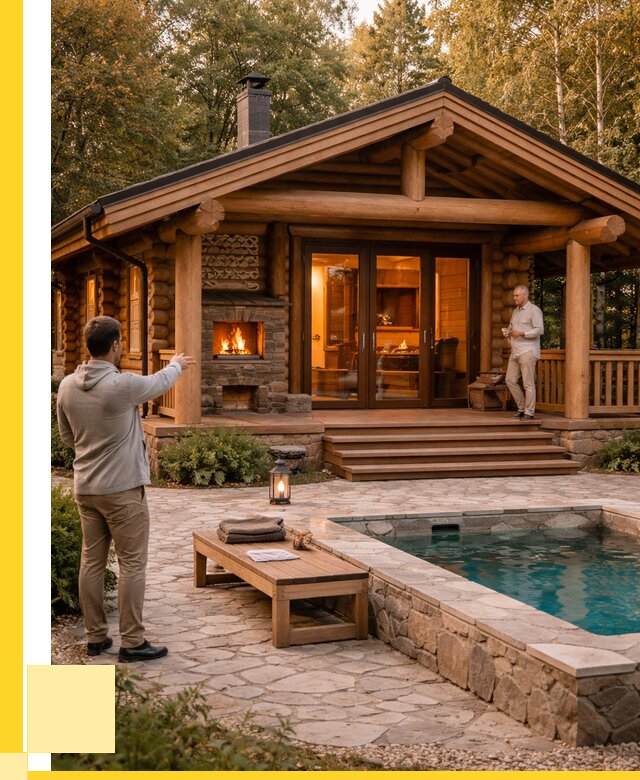 Проекты бань и хамам в Скопине от 26053 р. | ЭриданСкп