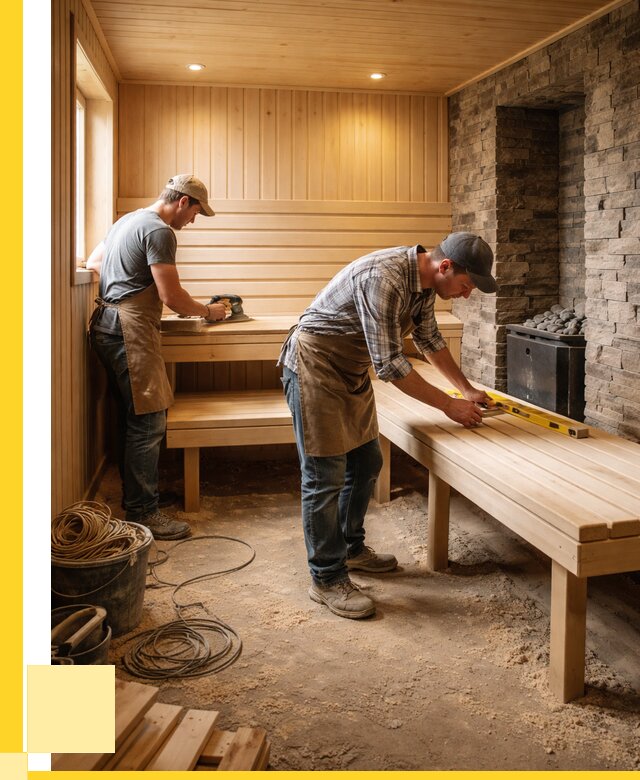 Отделка бани в Скопине: внутренняя отделка от 3126 р. | ЭриданСкп