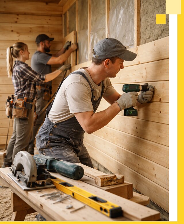 Обшивка бань под ключ в Скопине: отделка стен и потолков