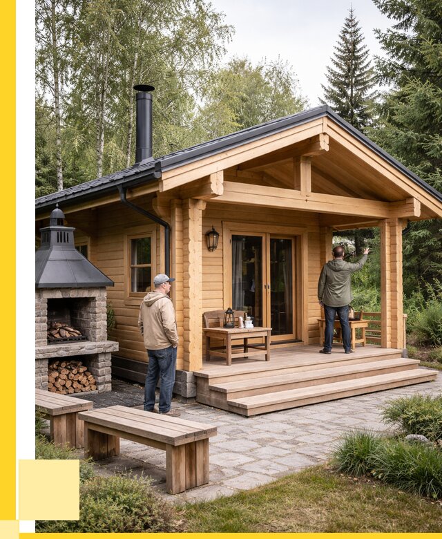 Деревянные бани под ключ в Скопине от 468945 р. | ЭриданСкп