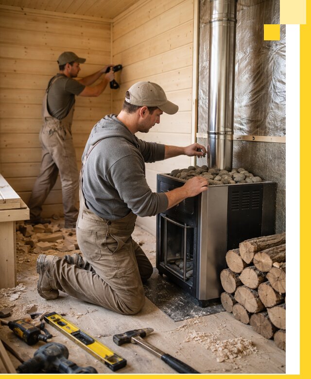 Строительство деревянных бань под ключ в Скопине проекты и монтаж