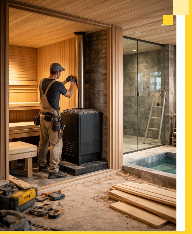 Полное строительство банных комплексов под ключ в Скопине